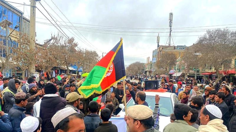 ننګرهار، لغمان او پکتیا کې د افغانستان د نظام او جمهوریت په ننګه لاریونونه